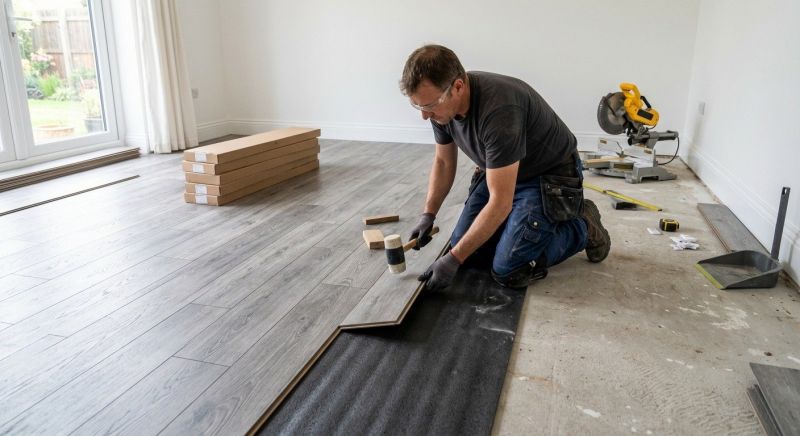 Laminate Floor Installation in Rising Sun, IN