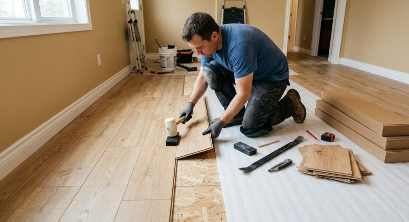 Laminate Floor Installation in Walton, KY