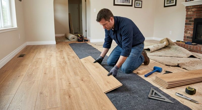 Laminate Floor Remodeling in Union, KY
