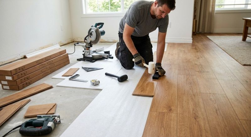 Laminate Floor Replacement in Aurora, IN