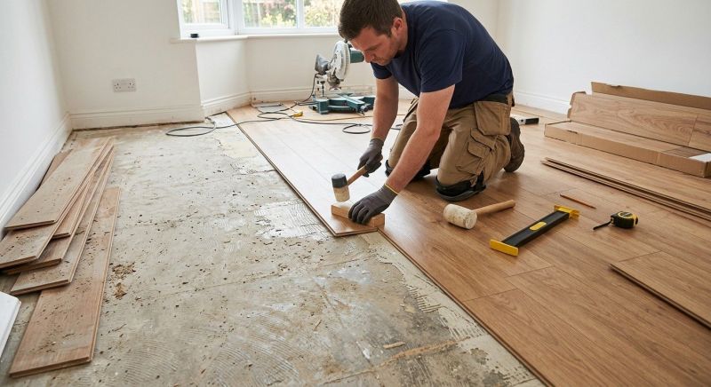 Laminate Floor Replacement in Aurora, IN