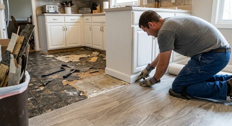 Linoleum Floor Installation in Latonia, KY