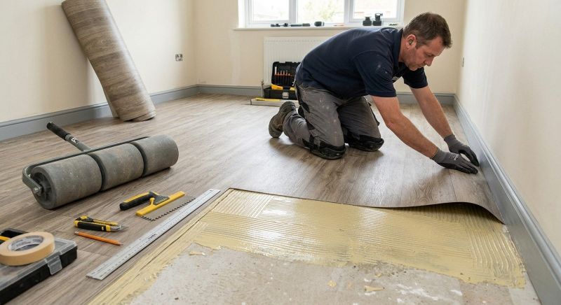 Sheet Linoleum Installation in California, KY