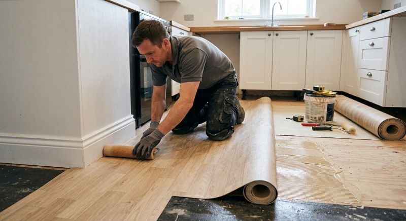 Sheet Linoleum Installation in Covington, KY