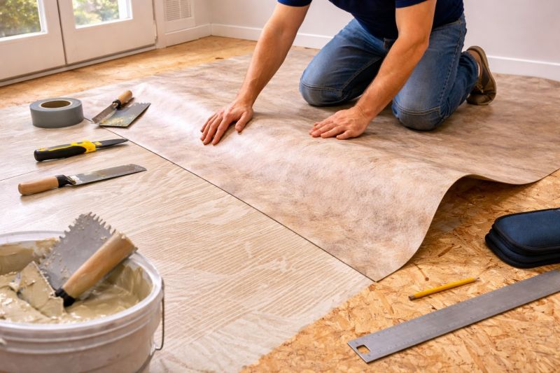 Sheet Vinyl Installation in Walton, KY