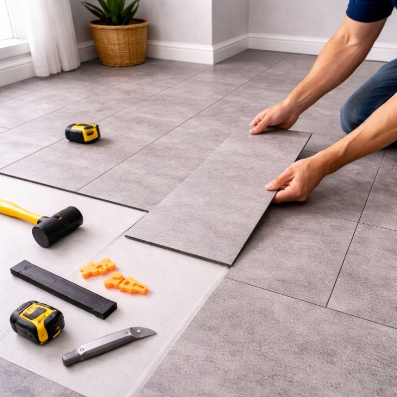 Vinyl Tile Installation in Union, KY